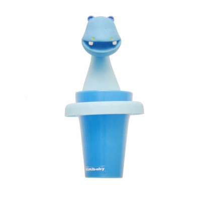 Hippos Shape Design Plastic Baby Tumbler Baby Training Toothbrush Cup