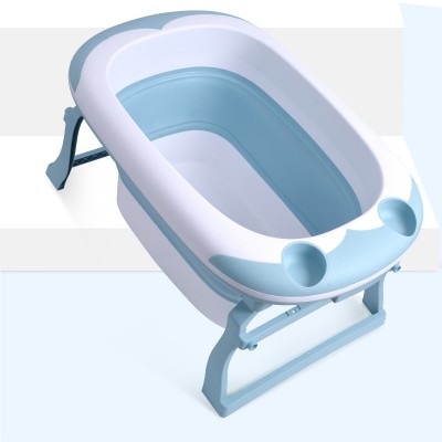 Foldable Baby Bathtub  With Bath Stool